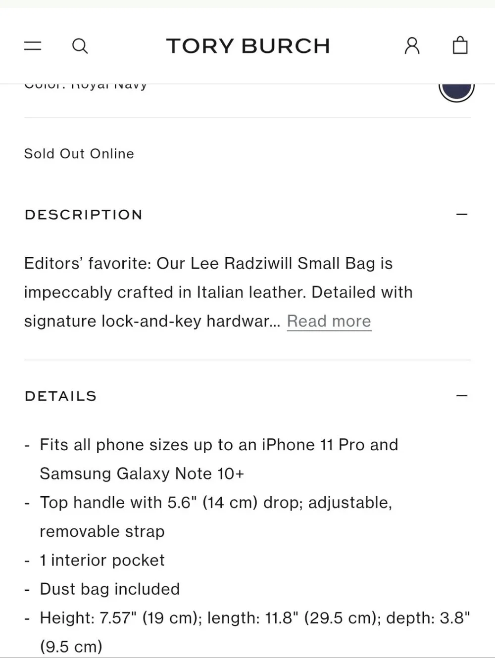 Tory Burch new tags